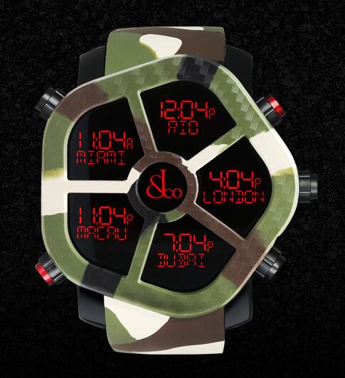 Jacob & Co GH100.11.NS.PC.ANO4D GHOST CARBON CAMOUFLAGE Men Replica watch